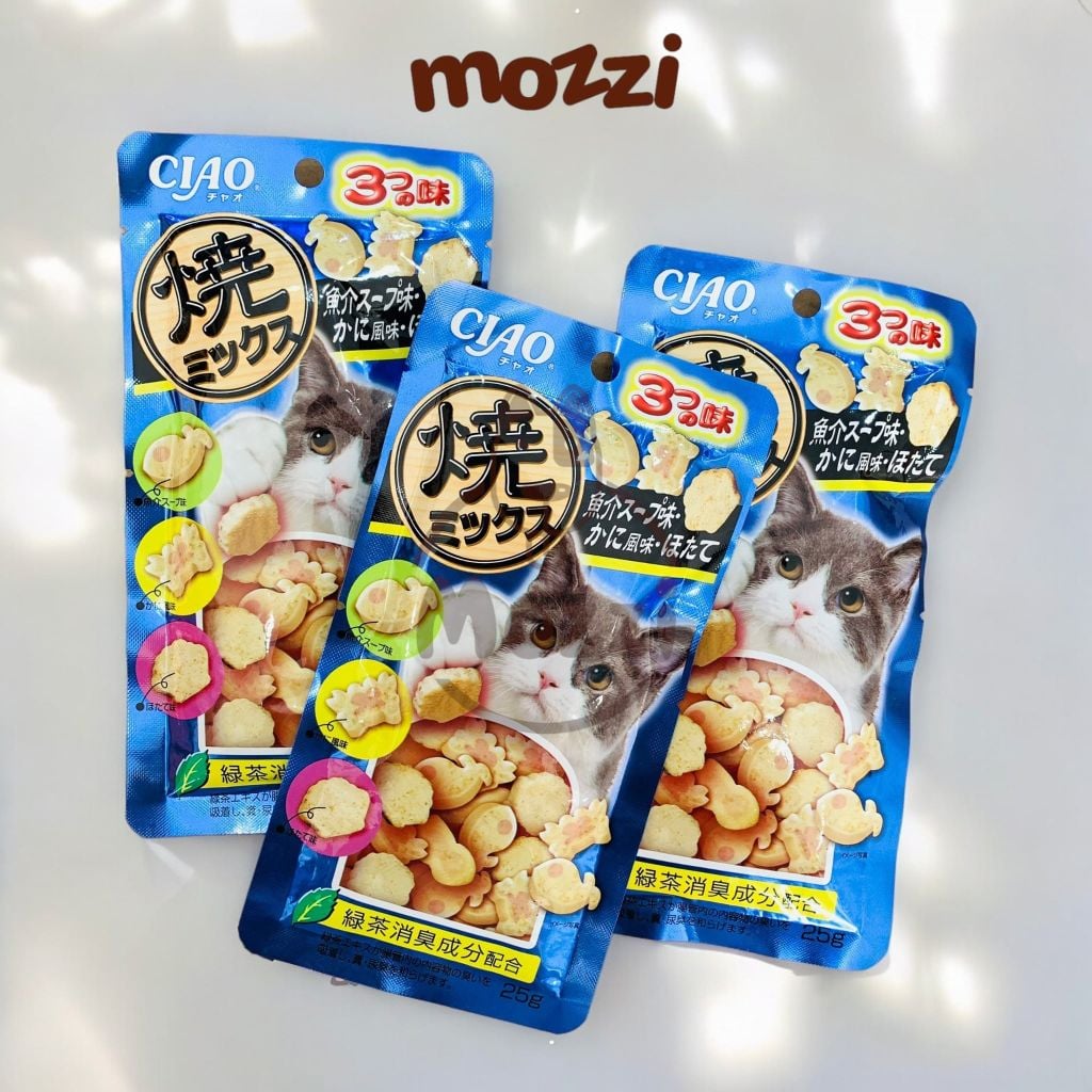 Snack cho mèo Viên mềm Inaba Ciao gói 25gr Thái Lan