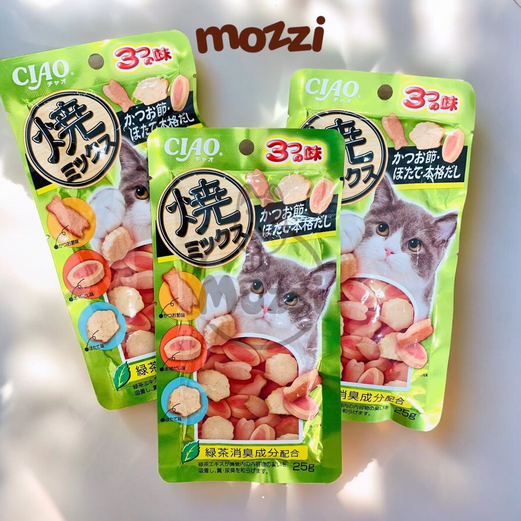 Snack cho mèo Viên mềm Inaba Ciao gói 25gr Thái Lan
