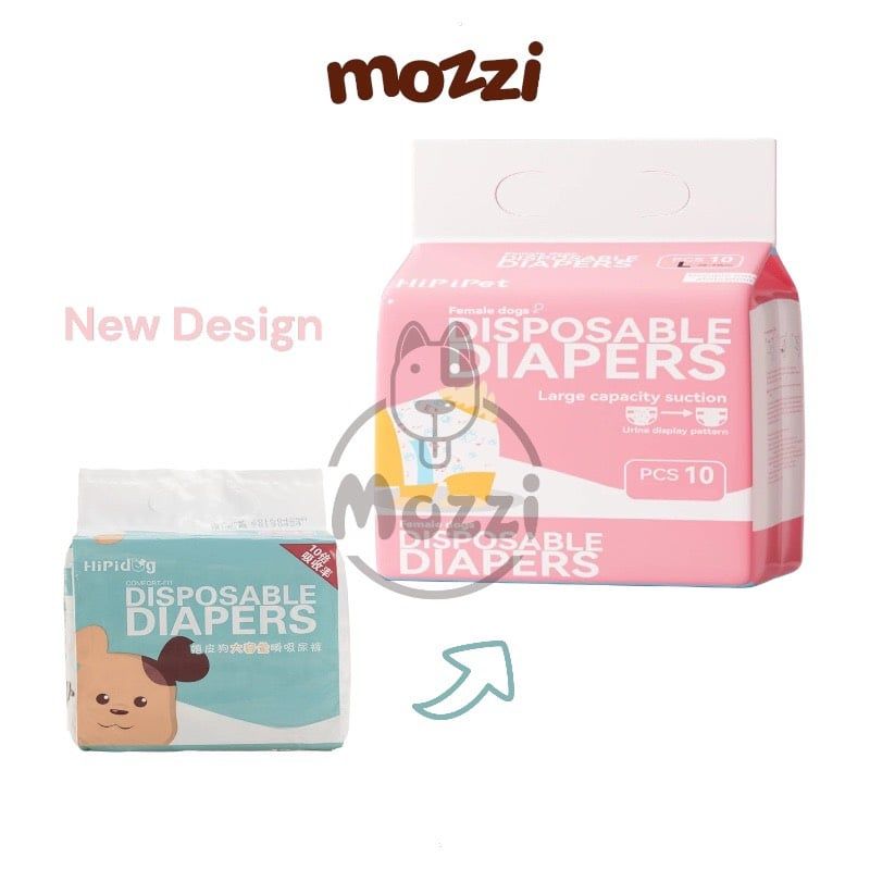 Tã quần cho chó cái HiPiPet gói 10 cái