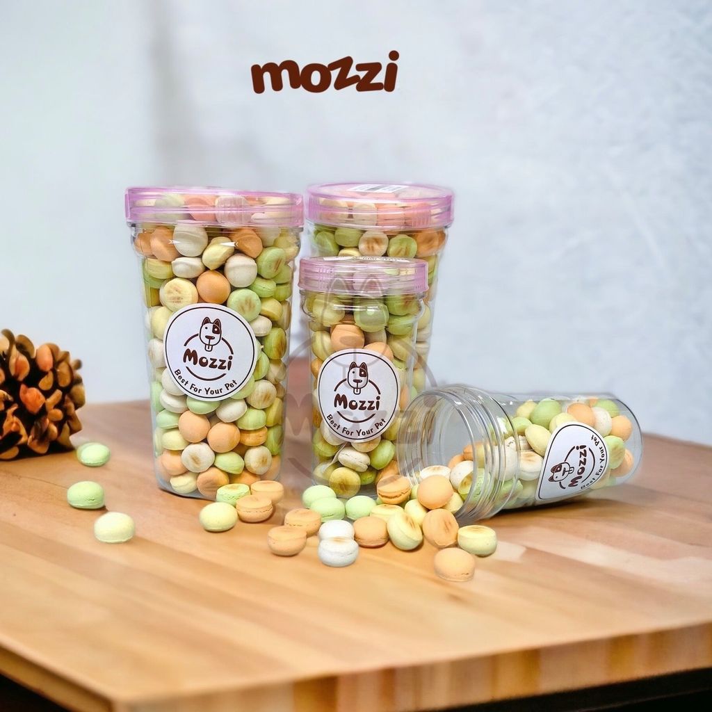 [Hũ chiết] Snack cho chó Bánh quy bổ sung canxi hình xương tròn Thái Lan