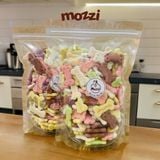  Snack cho chó Bánh quy bổ sung canxi hình cá xương tròn Thái Lan 