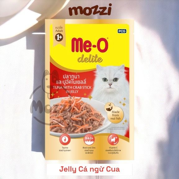 Pate cho mèo Me-o Delite Gói 70gr