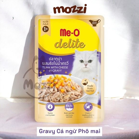 Pate cho mèo Me-o Delite Gói 70gr