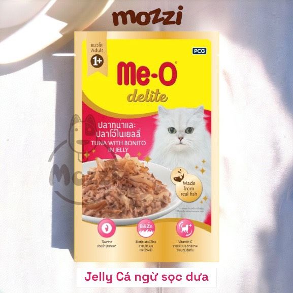 Pate cho mèo Me-o Delite Gói 70gr