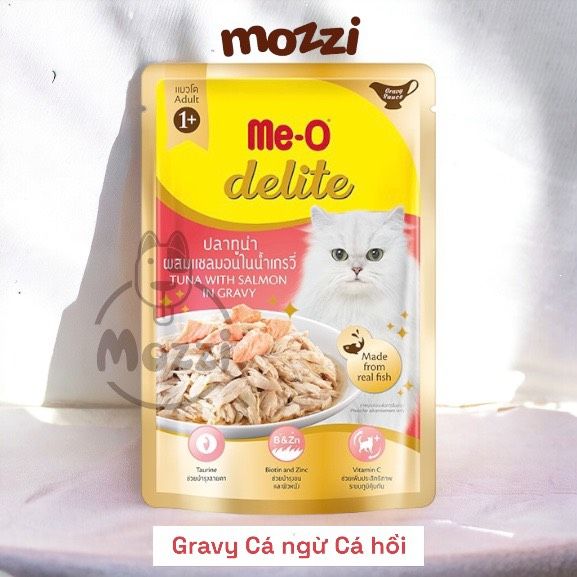 Pate cho mèo Me-o Delite Gói 70gr