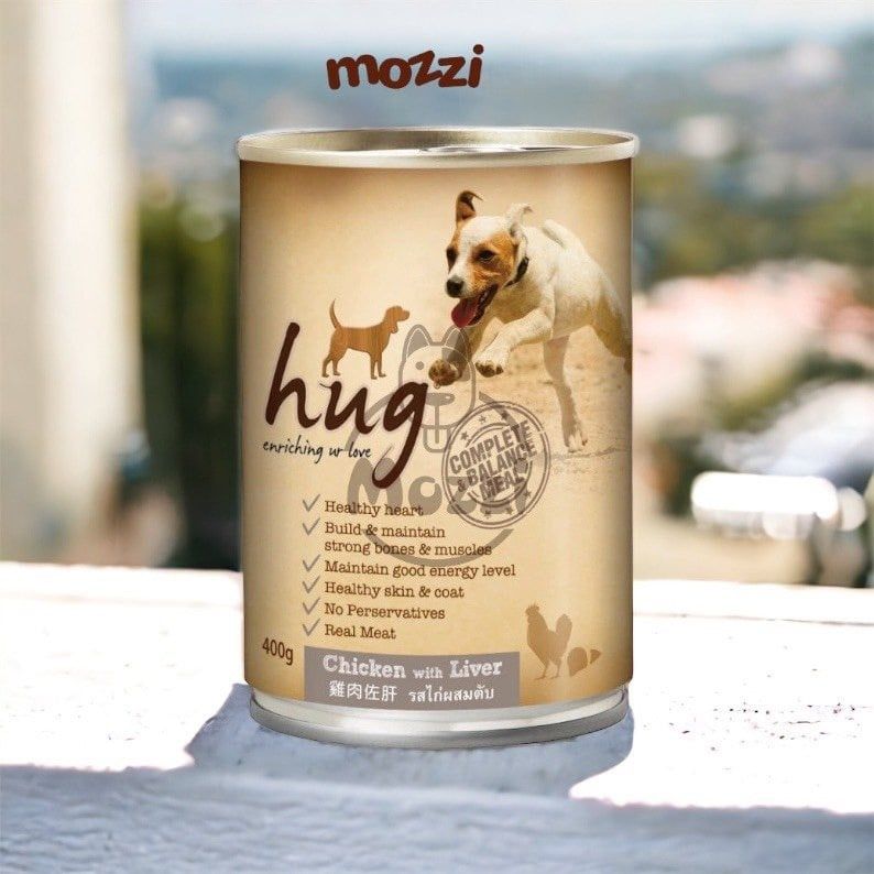 Pate cho chó Hug lon 400gr