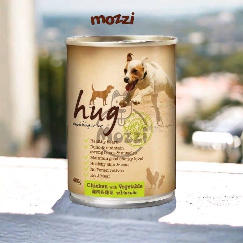 Pate cho chó Hug lon 400gr