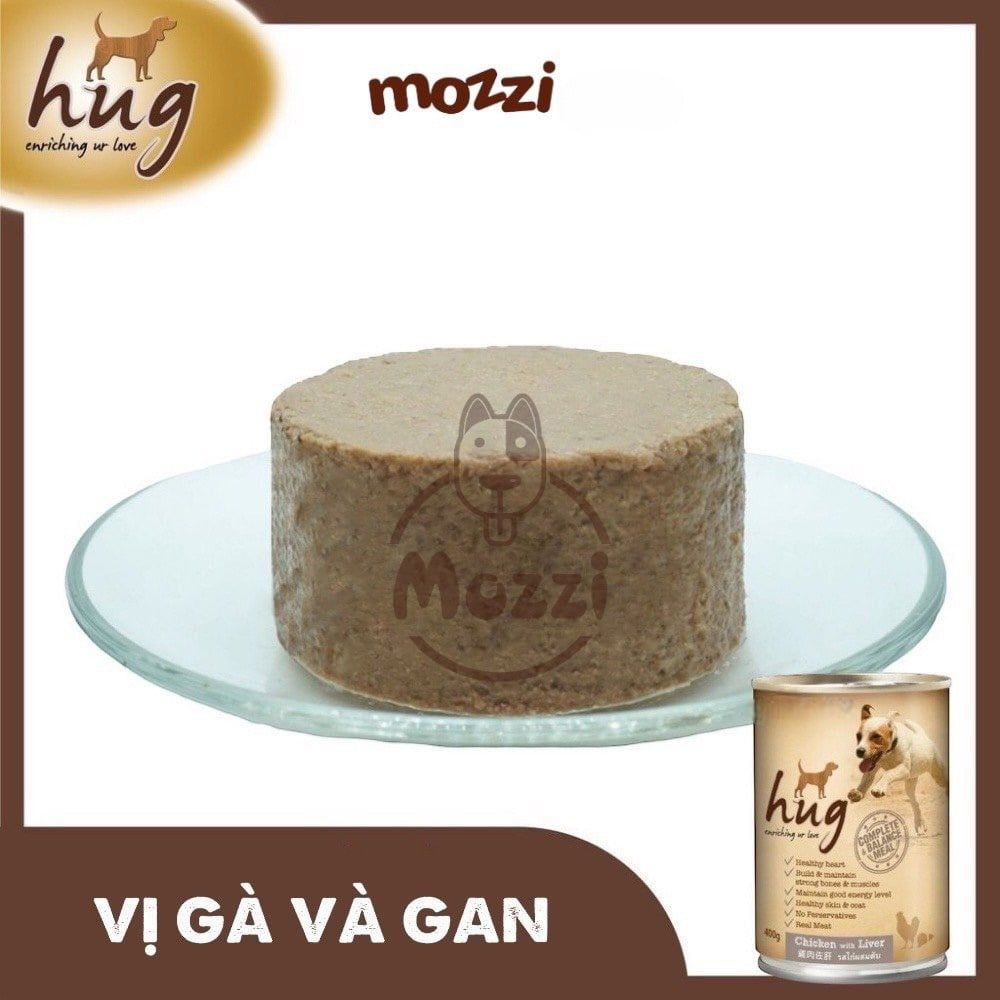 Pate cho chó Hug lon 400gr