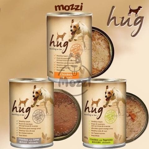  Pate cho chó Hug lon 400gr 