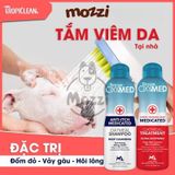  Sữa tắm Tropiclean OXYMED Gội ủ xả viêm da nấm ngứa 592ml cho chó mèo 