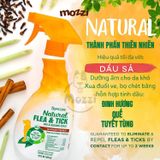  Chai xịt Tropiclean Natural Flea & Stick Diệt ve bọ chét cho chó mèo 
