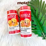 Tắm khô Sleeky Phấn dạng bột phấn cho chó mèo 
