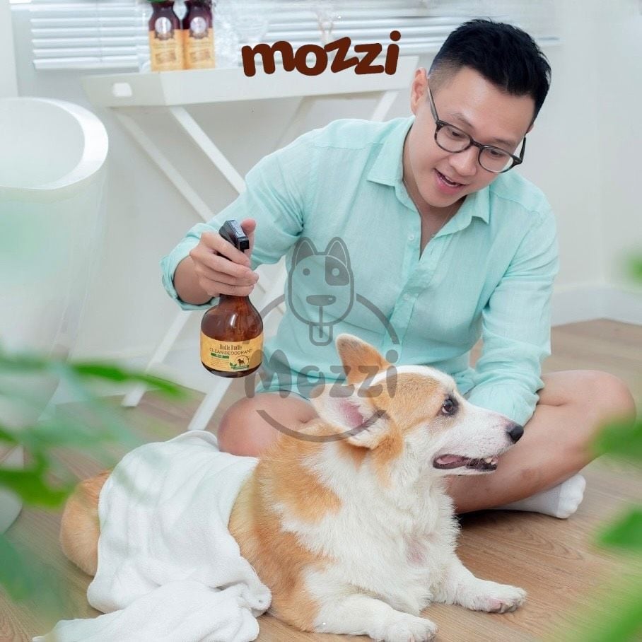 Xịt khử mùi dưỡng lông Budle’Budle hương thảo mộc Chai 530ml cho chó mèo