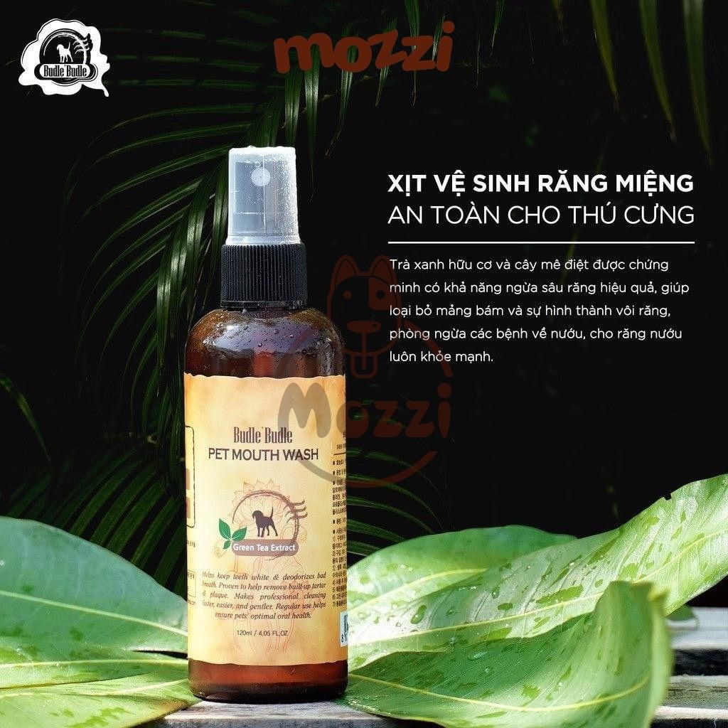 Xịt vệ sinh răng miệng Budle'Budle Chai 120ml cho chó
