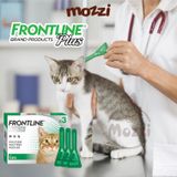  Nhỏ gáy ve rận bọ chét Frontline Plus cho mèo 
