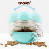 Đồ chơi lật đật rơi hạt thưởng nhả treat hình bo eo luyện trí thông minh cho chó 