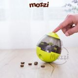  Đồ chơi lật đật rơi hạt thưởng nhả treat hình bầu dục luyện trí thông minh cho chó 
