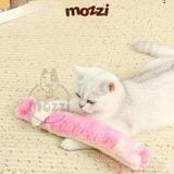  Đồ chơi Gối ôm bông Catnip dài mềm mịn cho mèo 