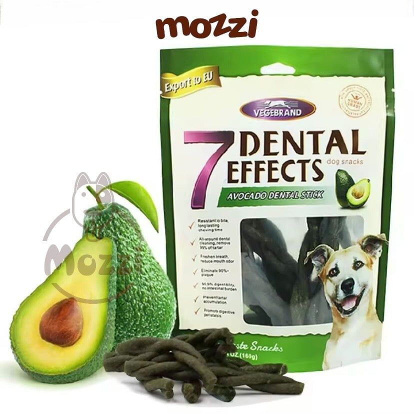 Snack cho chó Xương nhai 7 Dental Effects gặm sạch răng Gói 160g Thái Lan