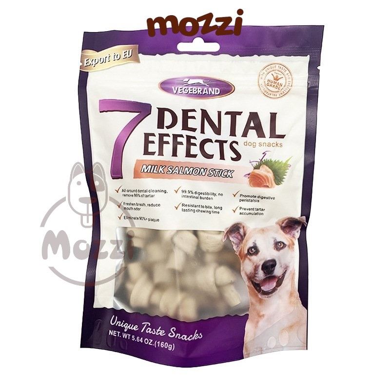 Snack cho chó Xương nhai 7 Dental Effects gặm sạch răng Gói 160g Thái Lan