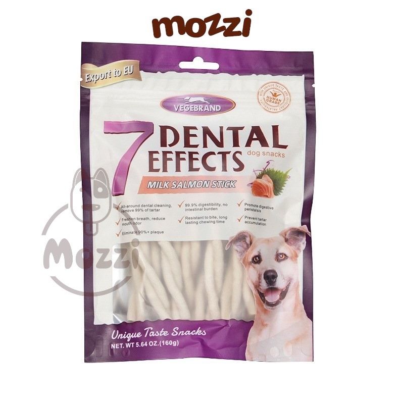 Snack cho chó Xương nhai 7 Dental Effects gặm sạch răng Gói 160g Thái Lan