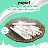  Snack cho chó Que gặm DoggyMan da bò sáp ong xoắn đôi sữa dê sạch răng thơm miệng 