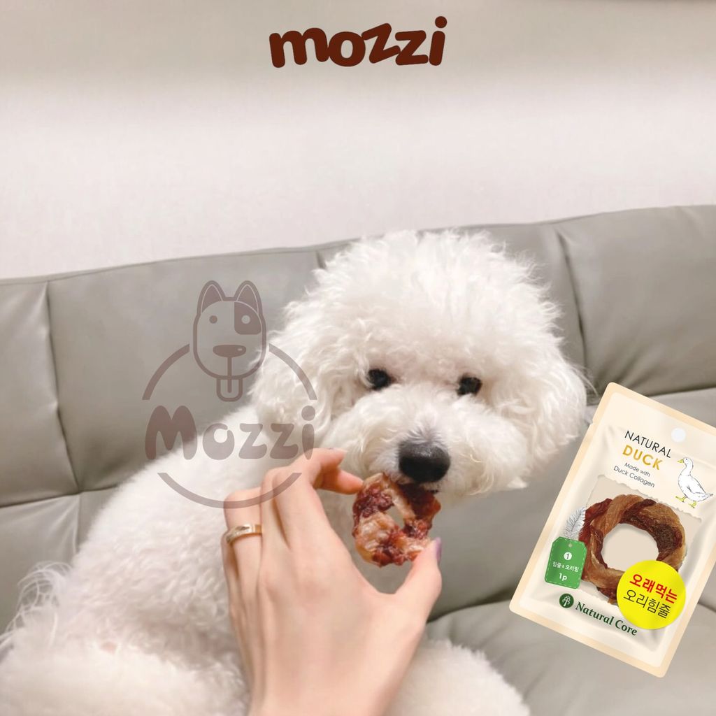 Snack cho chó Gân vịt Natural Core cuộn hình tròn