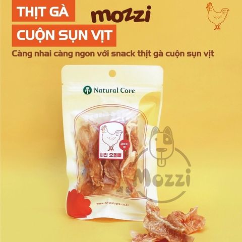  Snack cho chó Thịt gà cuộn sụn vịt Gói 40gr 