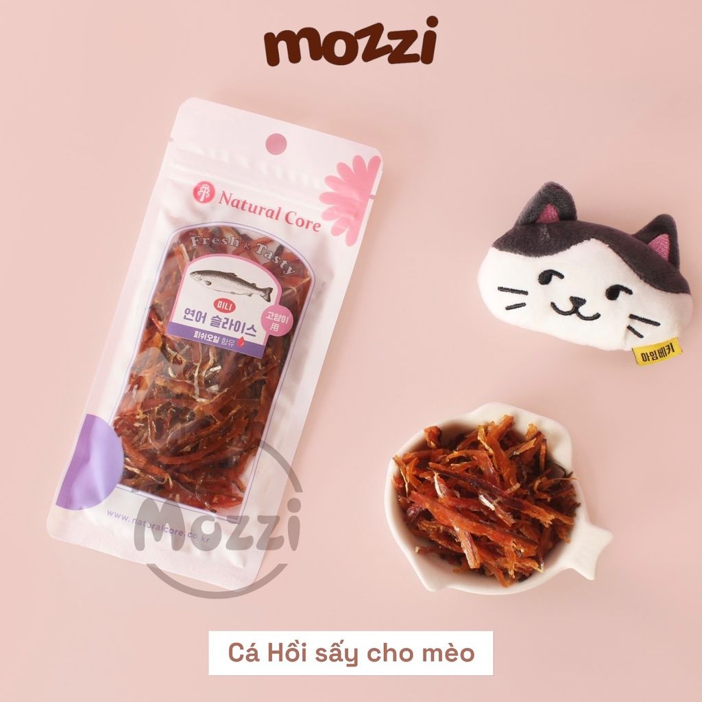 Snack cho chó mèo Cá hồi sấy Natural Core