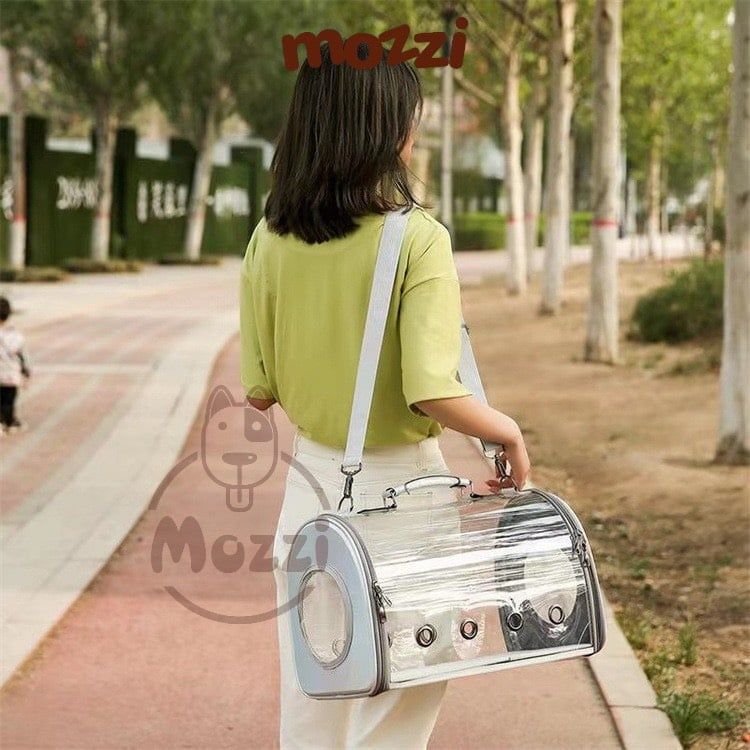 Balo Túi xách đựng trong suốt dáng cứng cho chó mèo