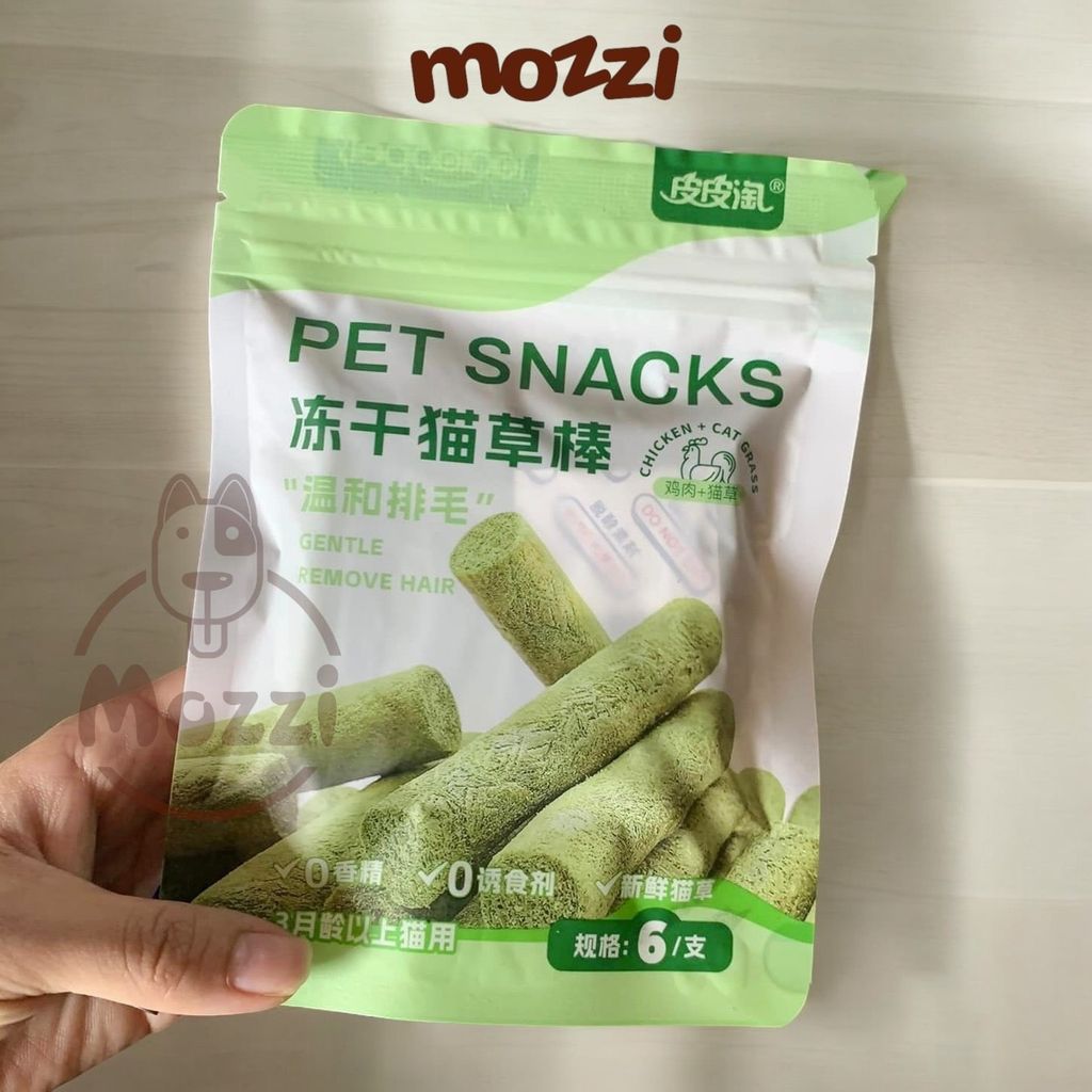 Snack cho chó mèo Thanh sữa dê Gà Bò đông khô Hipidog
