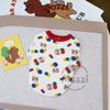 Áo thun Gấu chấm bi viền đỏ cho chó mèo