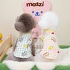 Áo thun caro Muze Pet Khủng long Vịt Cherry