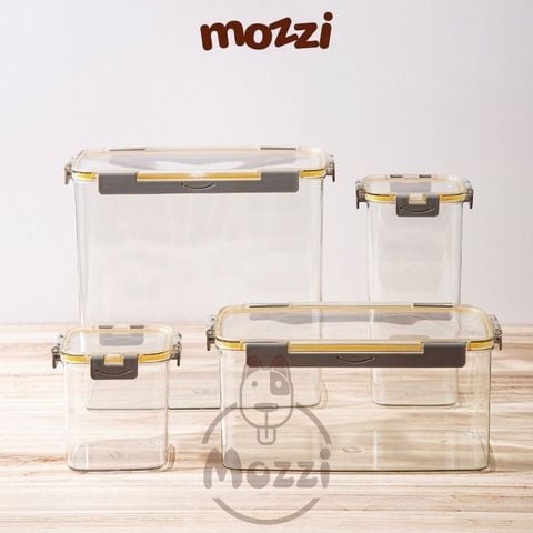  Thùng đựng hạt cho chó mèo chất liệu nhựa cứng trong suốt 