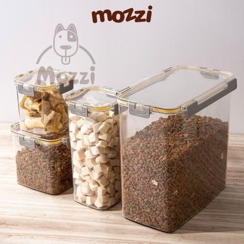  Thùng đựng hạt cho chó mèo chất liệu nhựa cứng trong suốt 