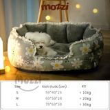  Nệm thảm cho chó mèo Bông mềm viền bèo lót nhung siêu êm 