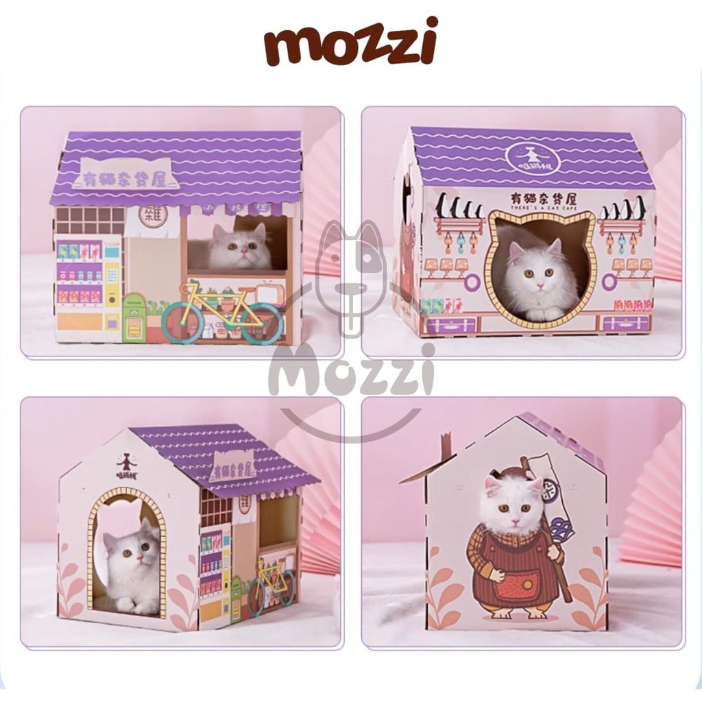 Nhà mèo cào carton Hoopet