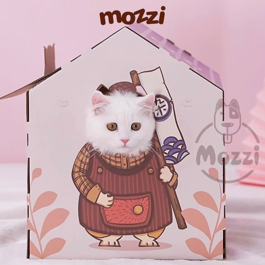 Nhà mèo cào carton Hoopet