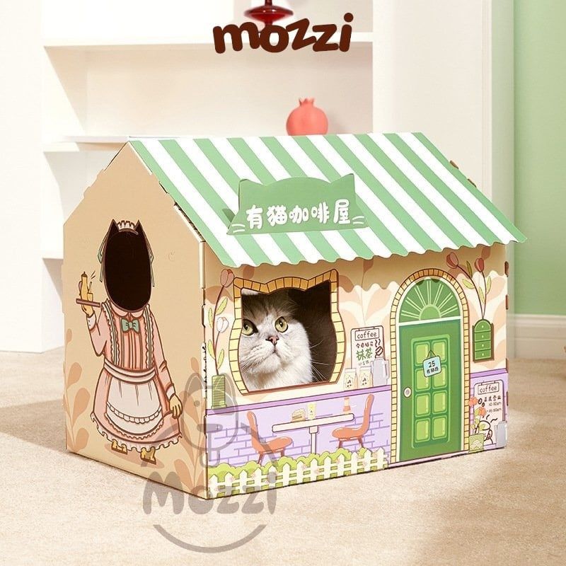 Nhà mèo cào carton Hoopet