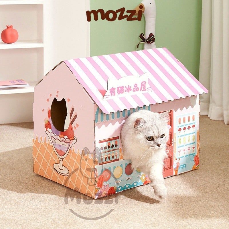 Nhà mèo cào carton Hoopet