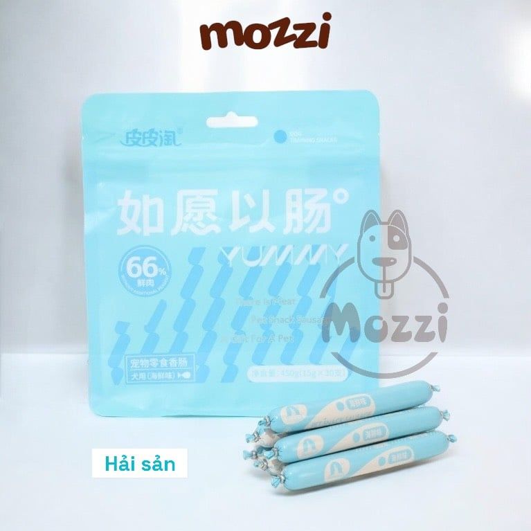 Snack cho chó mèo Xúc Xích Taotaopet Gói 450gr