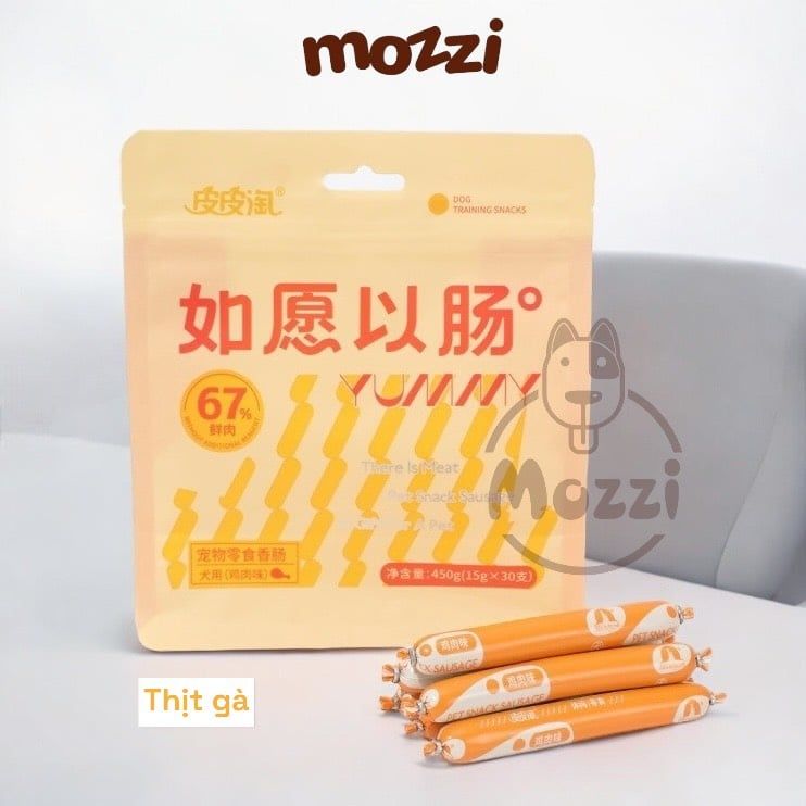 Snack cho chó mèo Xúc Xích Taotaopet Gói 450gr