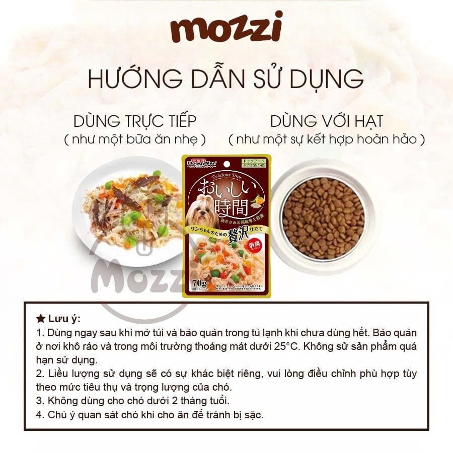 Pate cho chó Doggyman Thịt gà đóng gói