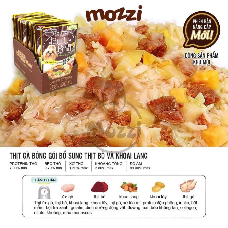 Pate cho chó Doggyman Thịt gà đóng gói