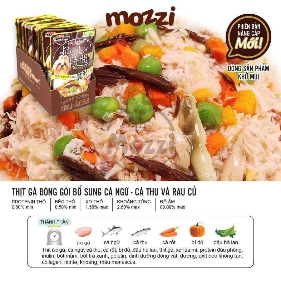 Pate cho chó Doggyman Thịt gà đóng gói