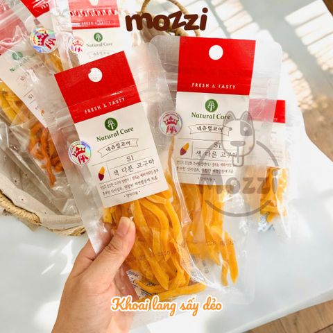  Snack cho chó Natural Core Khoai lang sấy dẻo 