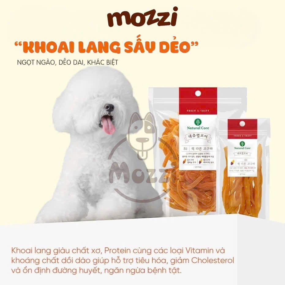 Snack cho chó Natural Core Khoai lang sấy dẻo