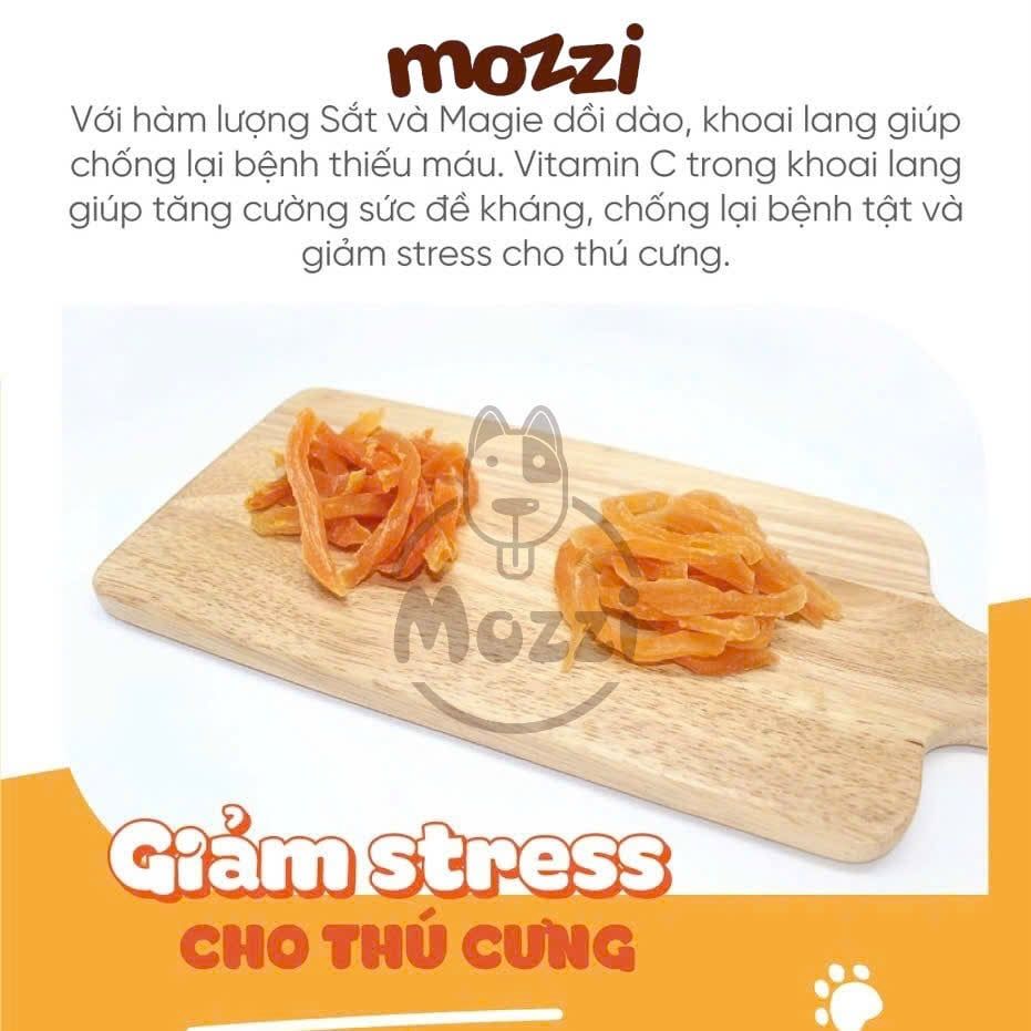 Snack cho chó Natural Core Thịt gà vịt cuộn Khoai lang