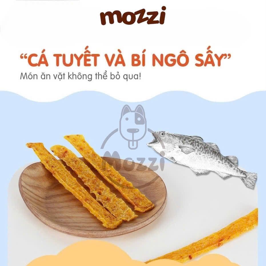Snack cho chó Natural Core Thanh Cá Tuyết sấy gói 30g