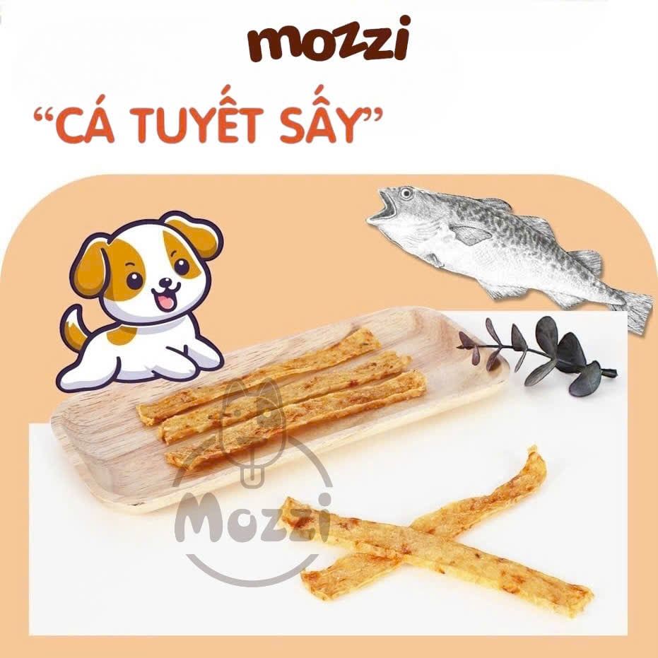 Snack cho chó Natural Core Thanh Cá Tuyết sấy gói 30g